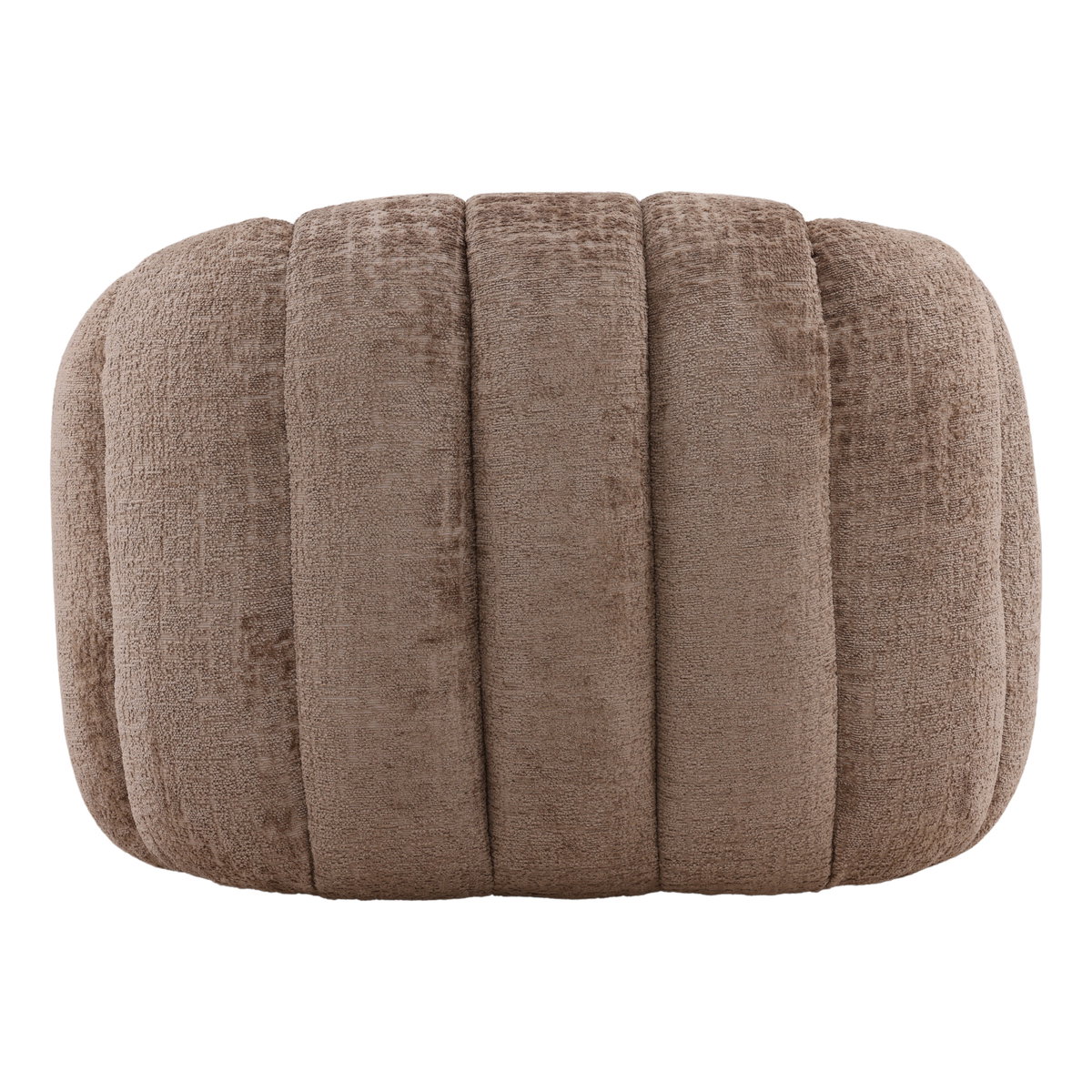 Rume Swivel Chair Brown, Accent Chair by Dovetail, 42.13" width x 30.71" height x 38.98" depth View 4