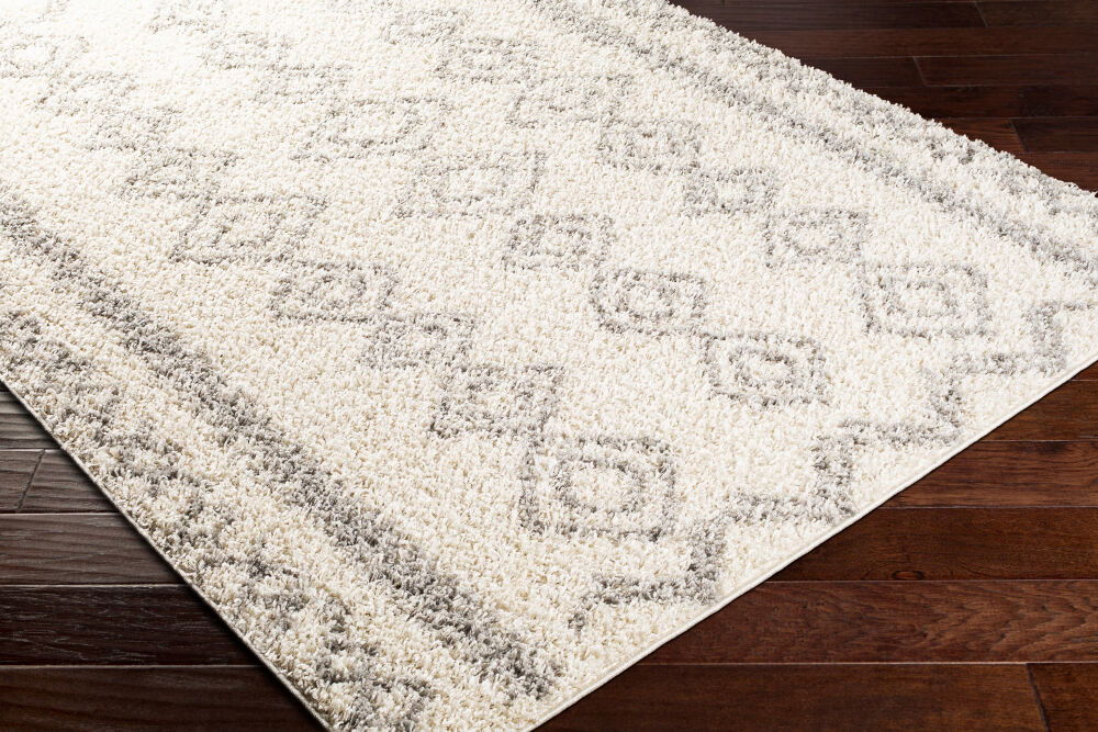 Taza Shag Machine Woven Rug, by Surya, 6'11.86" length x 5'2.99" width