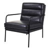 Verlaine Chair Raven Black, Accent Chair by Moe's Home, 23.5" width x 32" height x 31" depth thumbnail 1