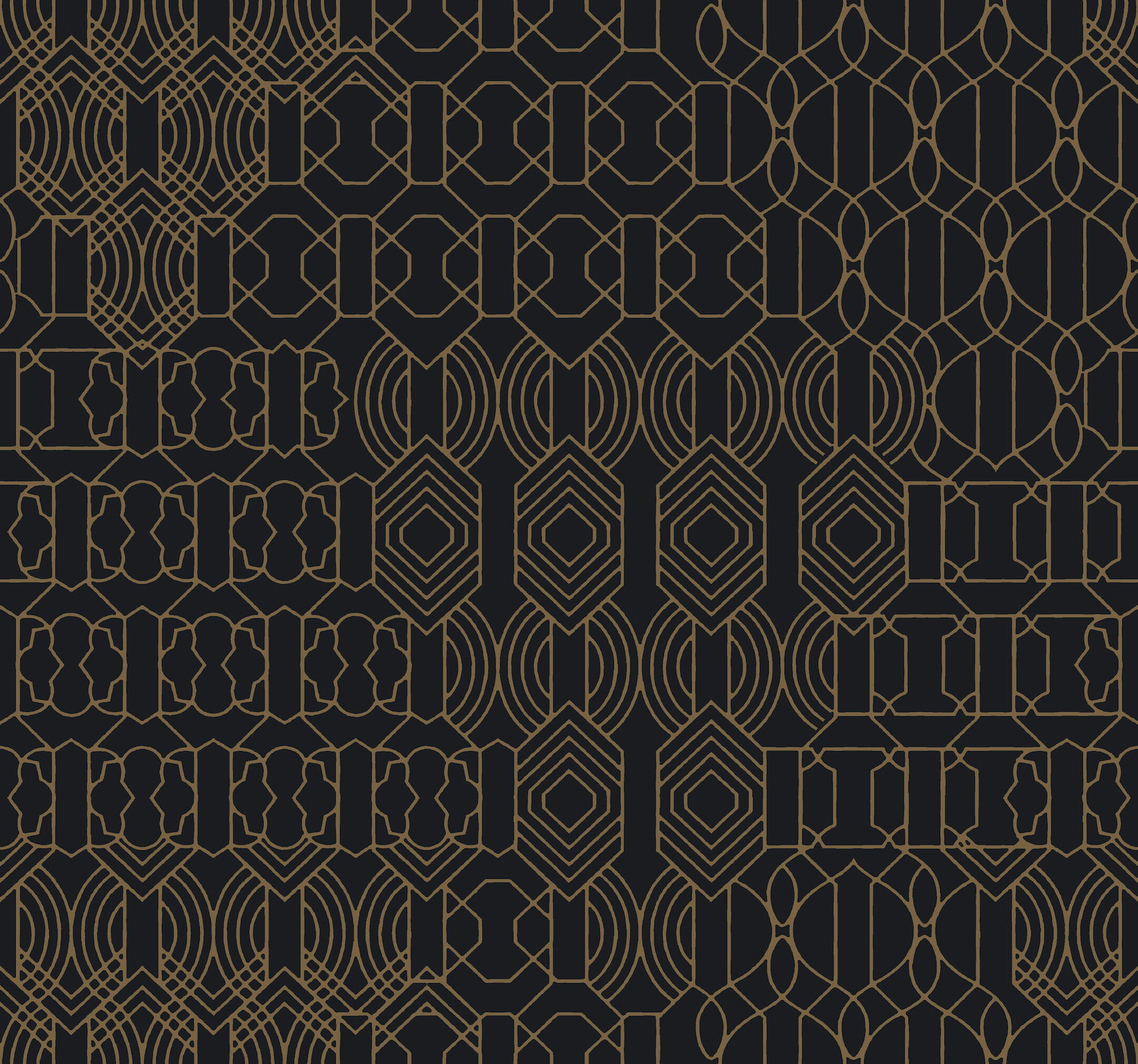 Modern Chandelier Black Wallpaper large image 