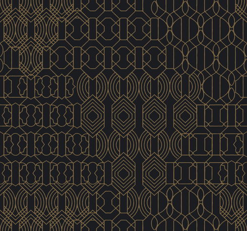 Modern Chandelier Black Wallpaper