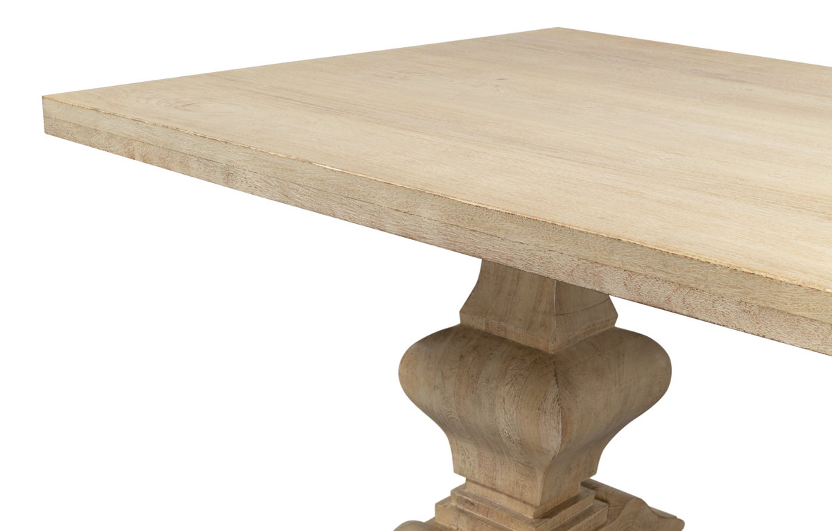 Wesley Dining Table, by Sarreid, 3'9" length x 7'10" width x 2'8" height View 5
