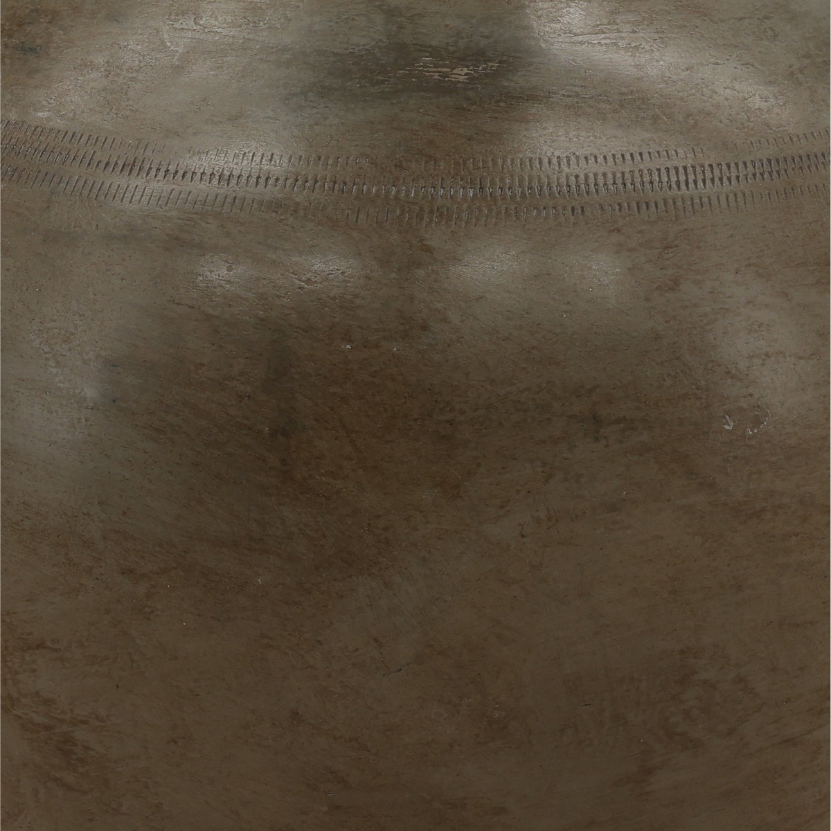 Umber Vase Antique Grey, Decor by Dovetail, 15" width x 12.5" height x 15" diameter x 15" depth View 3