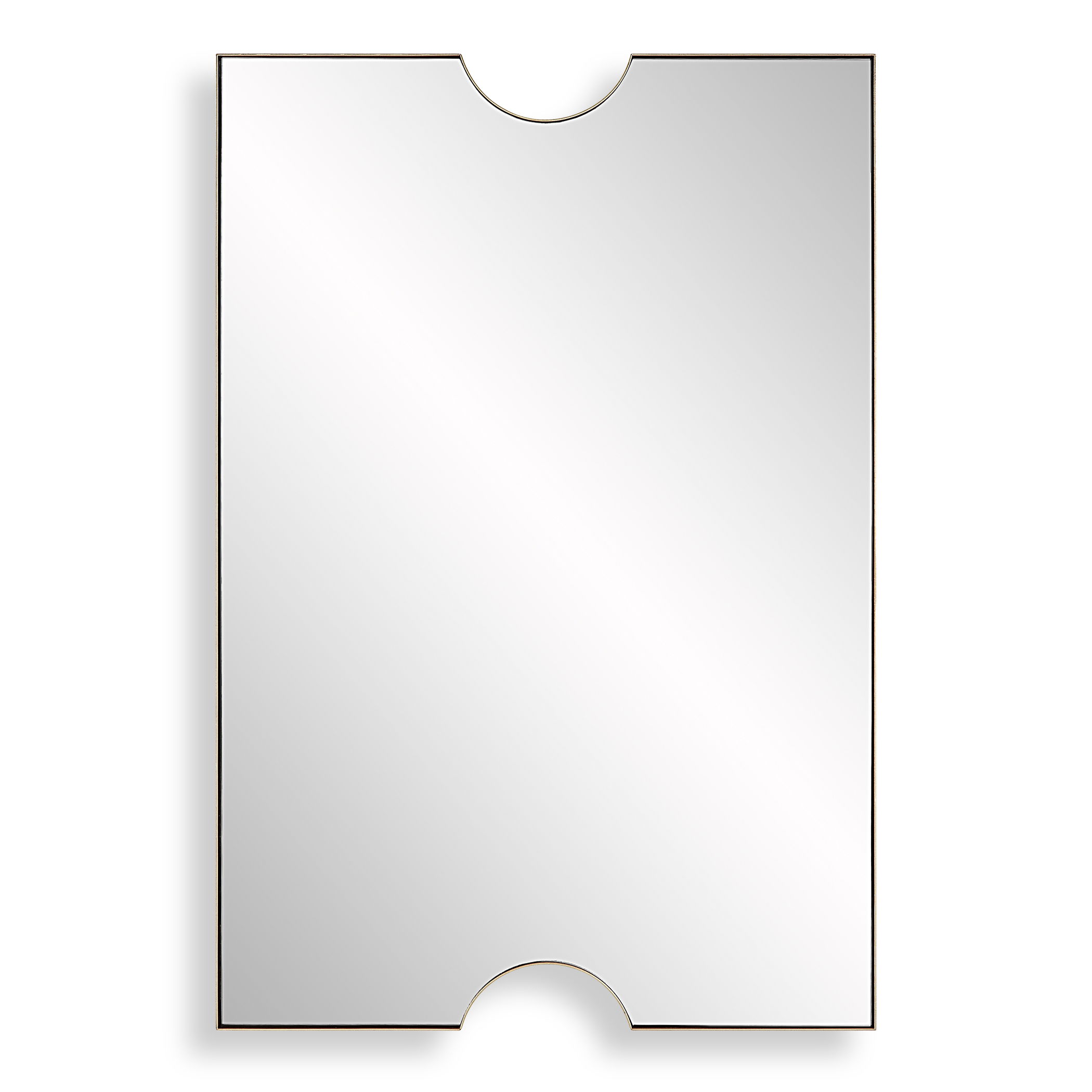 Ticket Gold Vanity Mirror large image 