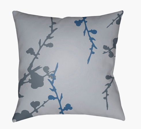 Chinoiserie Floral Accent Pillow