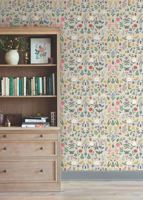 Curio Linen Peel & Stick Wallpaper