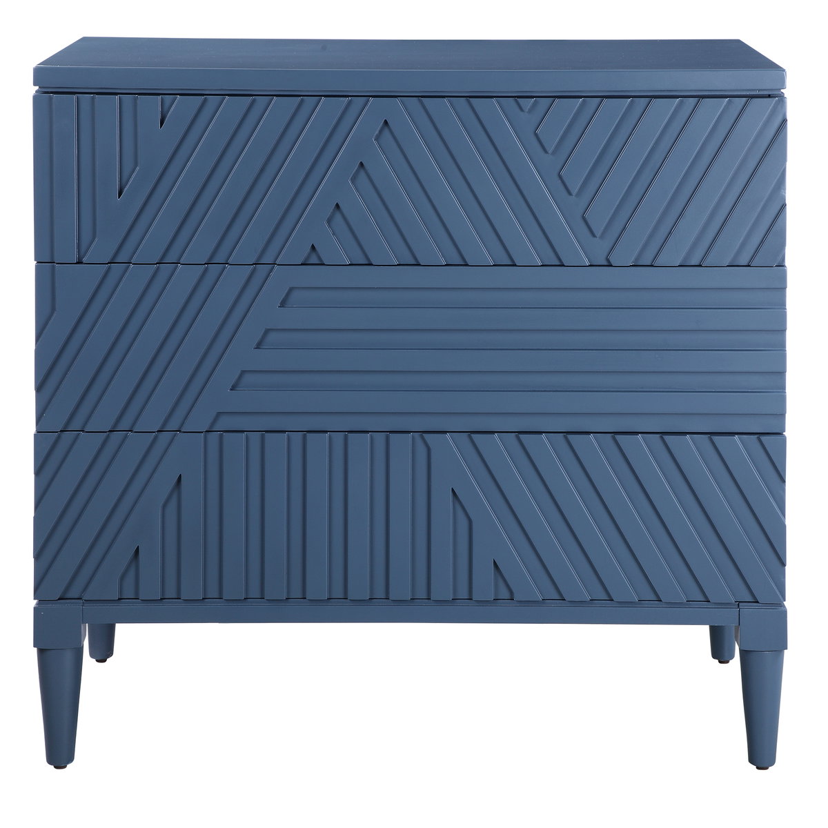 Colby Blue Drawer Chest, Cabinets & Chest by Uttermost, 36" width x 33" height x 18" depth View 1