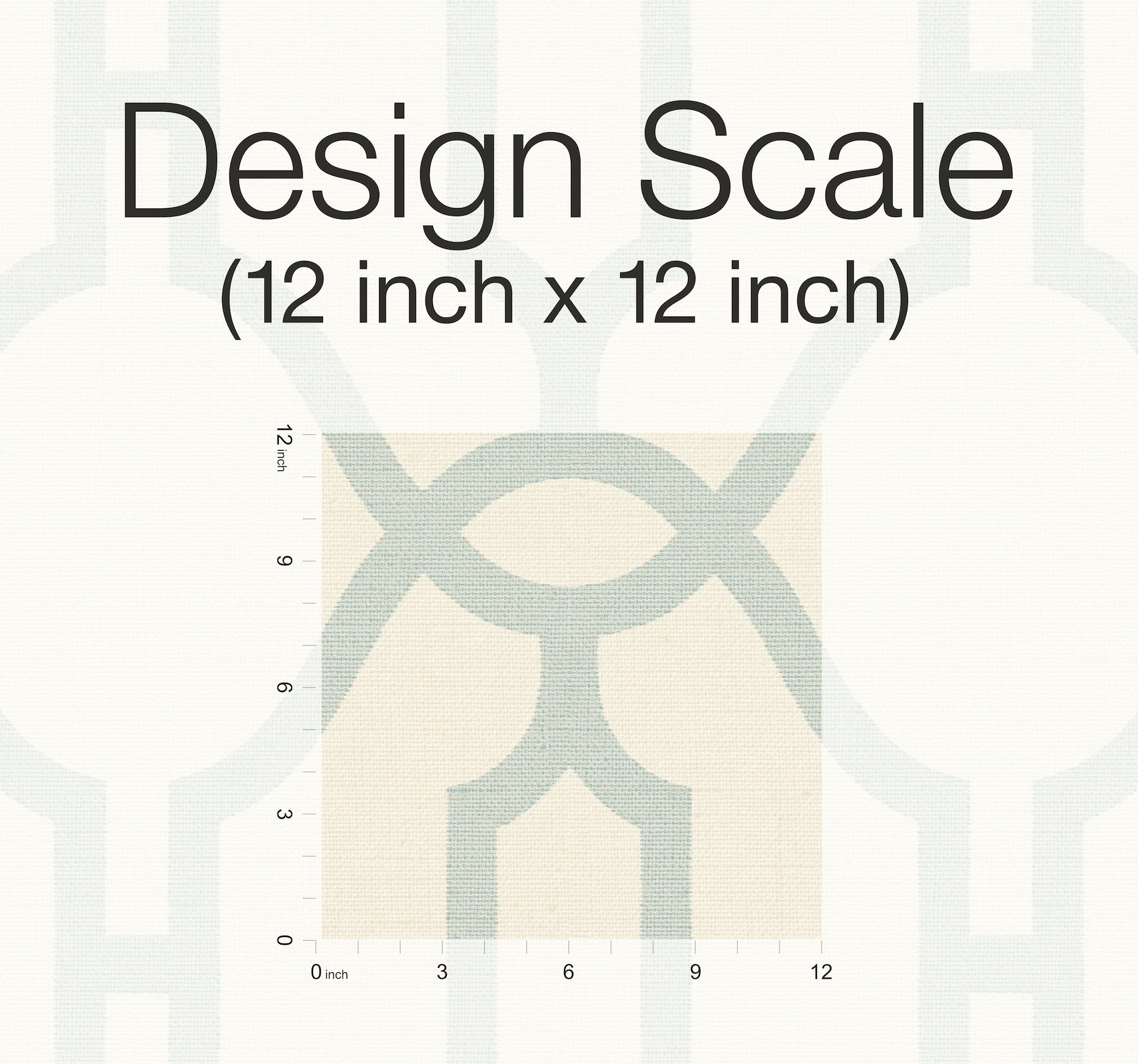 Magnolia Home Woven Trellis Beige & Blue Peel & Stick Wallpaper, by York Wall, 20' length x 1'8.5" width x 0.02" depth View 4