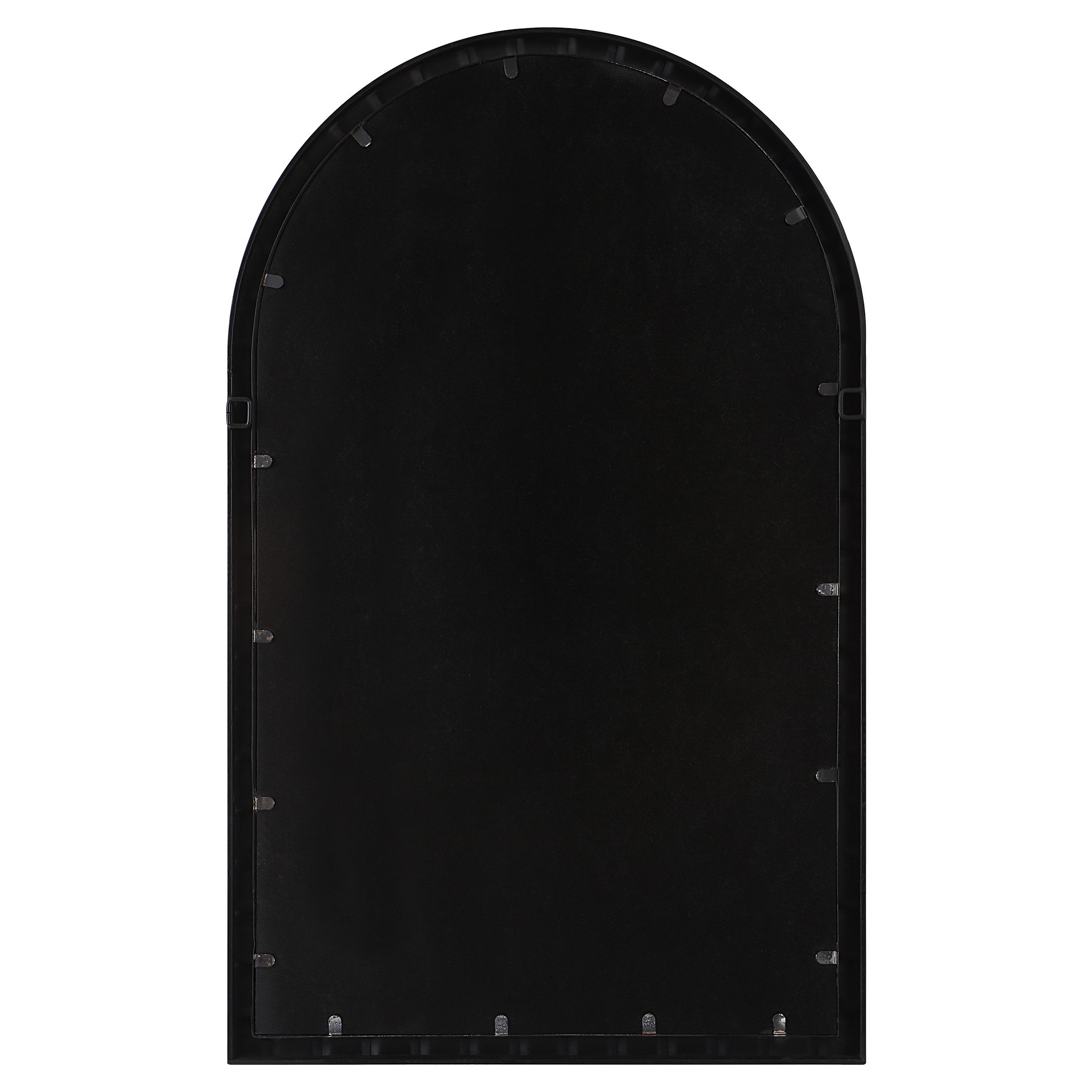 Dandridge Black Arch Mirror, by Uttermost, 24" width x 39" height x 1.13" depth View 7