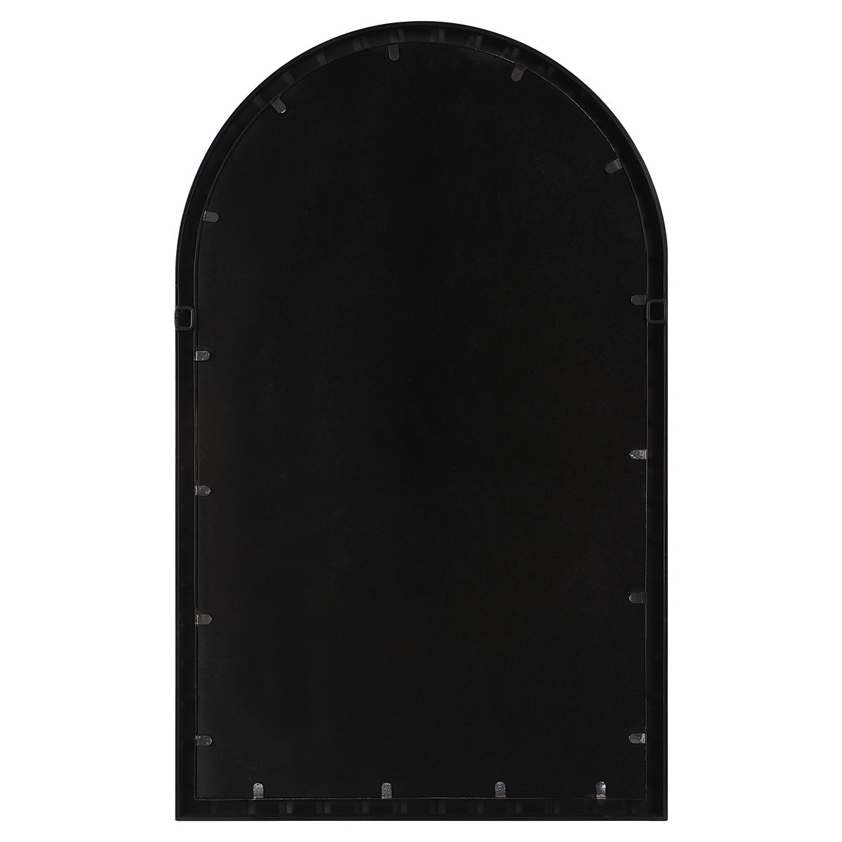 Dandridge Black Arch Mirror, by Uttermost, 24" width x 39" height x 1.13" depth View 7