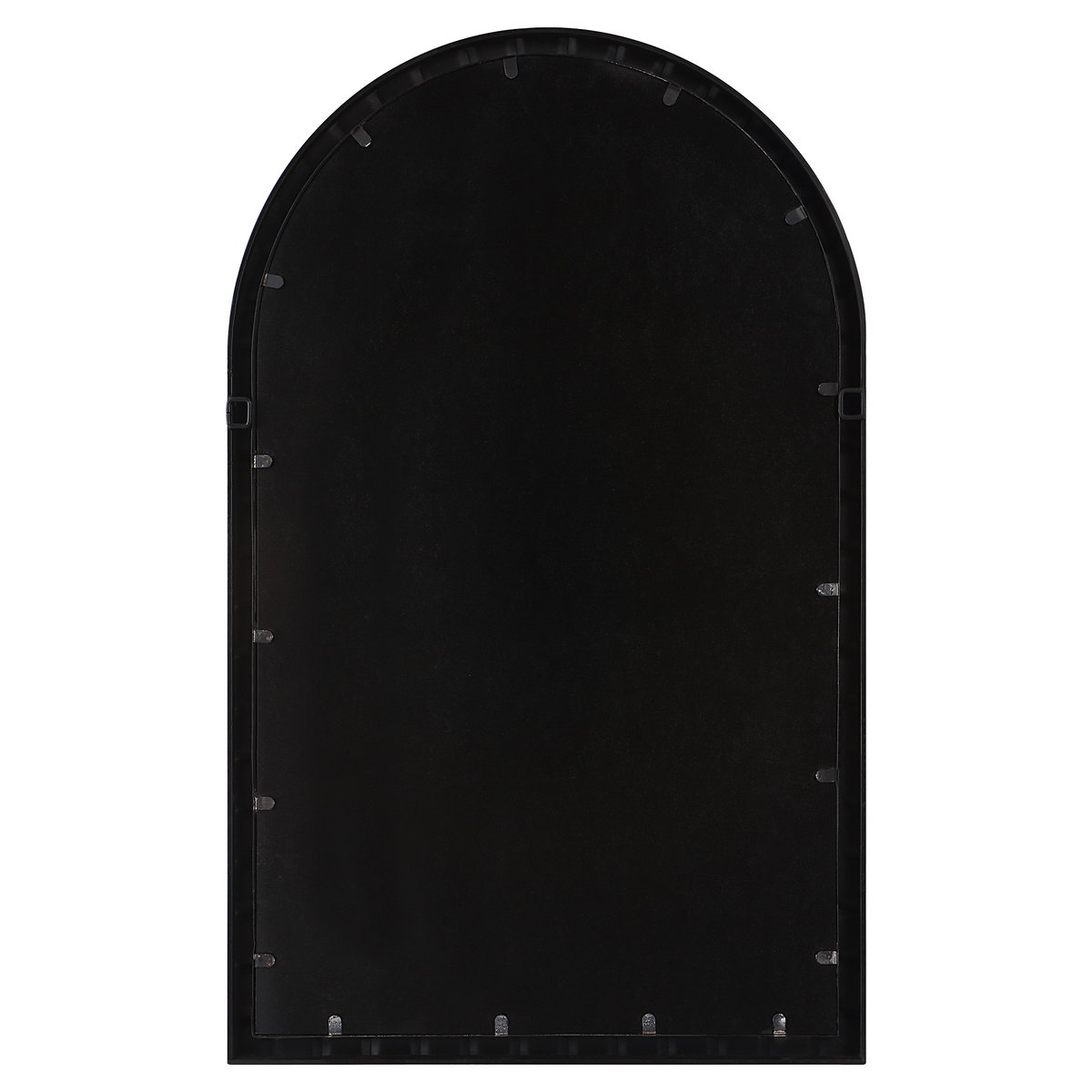 Dandridge Black Arch Mirror, by Uttermost, 24" width x 39" height x 1.13" depth View 7