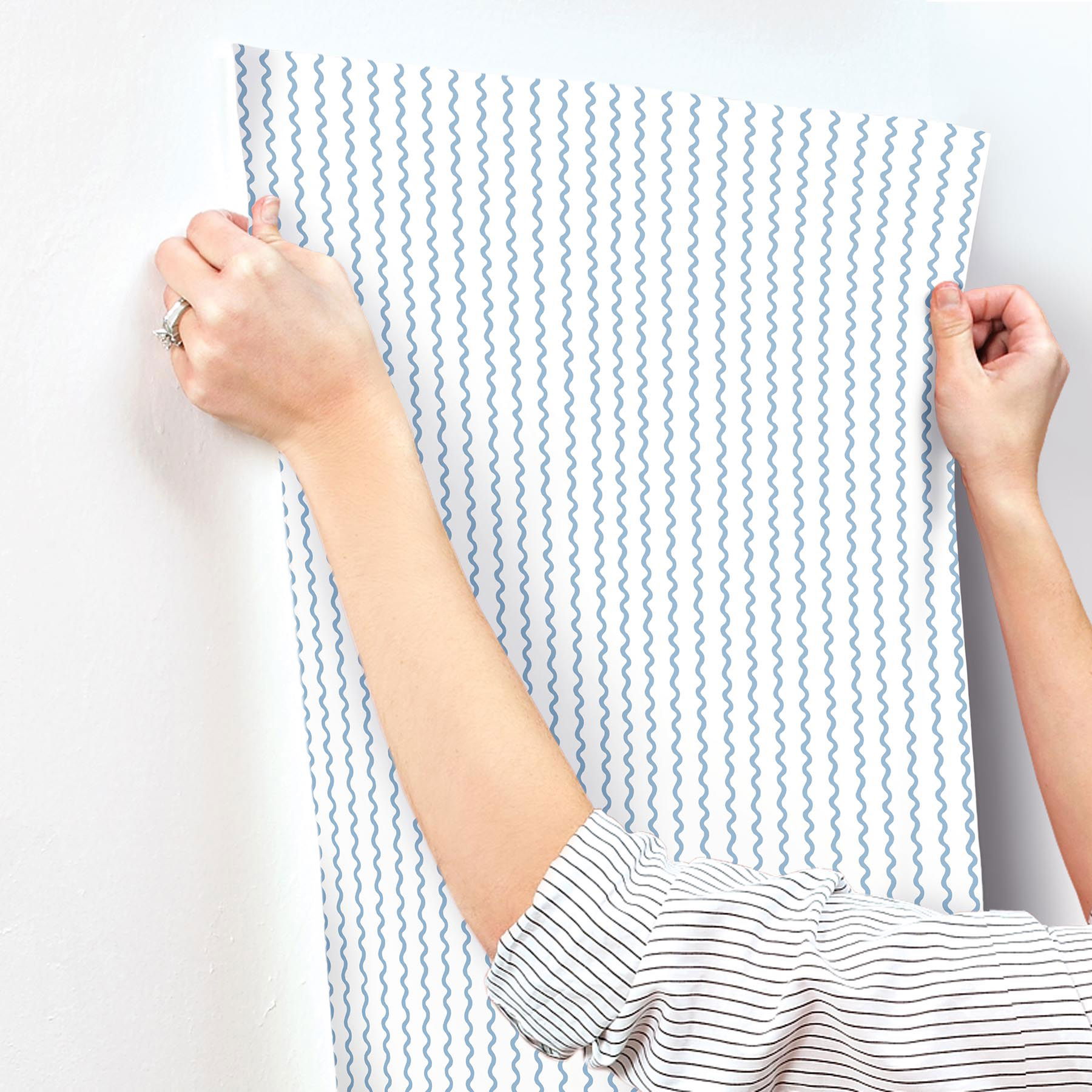 Rickrack Blue Wallpaper large image 