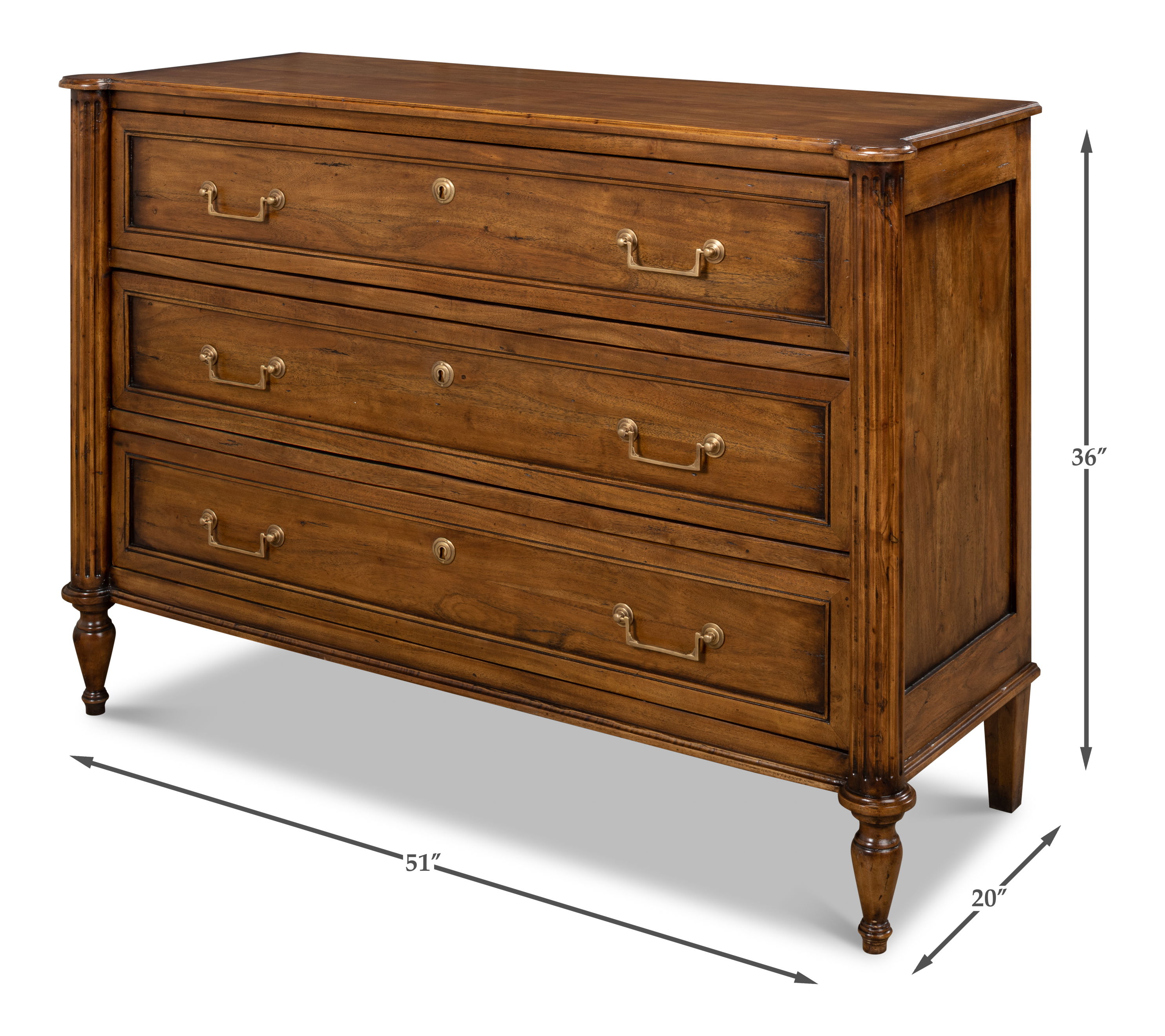 Ciborium Chest Of Drawers  Fruitwood large image 