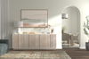 Stefano Narrow Sideboard, Cabinets & Sideboard by Sarreid, 94" length x 12" width x 34" height thumbnail 14