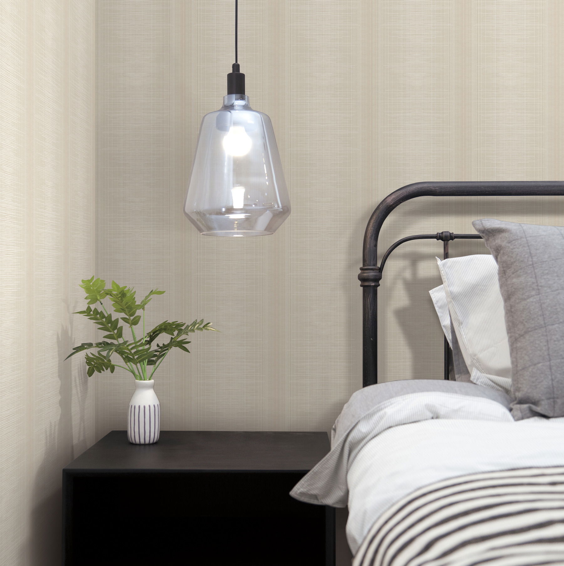 Silk Weave Beige Wallpaper, by York Wall, 27' length x 2'3" width x 0.02" depth View 3