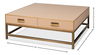 Gideon Shagreen Sq.Coffee Table Mushroom thumbnail 12