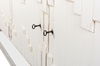 Aztec Sideboard On Stand, Whitewash, Cabinets & Sideboard by Sarreid, 80" length x 21" width x 35" height thumbnail 4