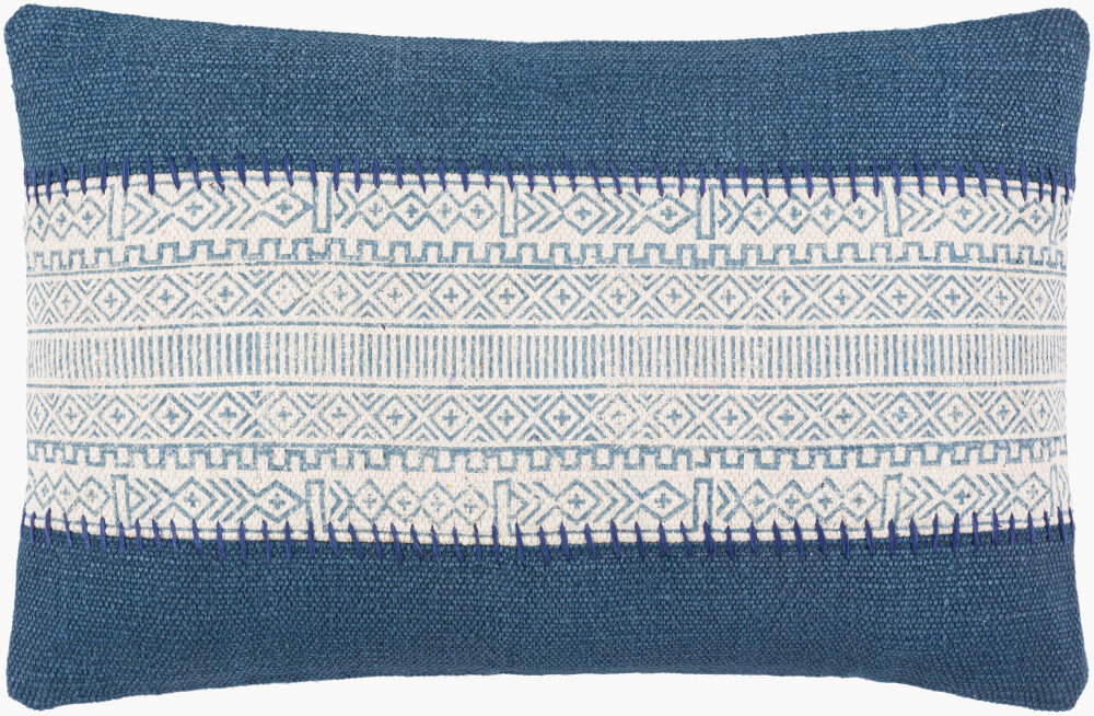 Lola Lumbar Pillow, Decorative Pillow by Surya, 14" length x 22" width