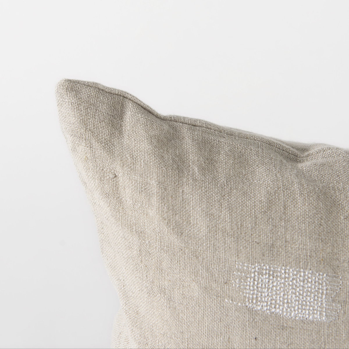 Lacey 13x21 Beige/White Decorative Pillow Cover, by Mercana, 13" length x 21" width x 0.2" height View 9