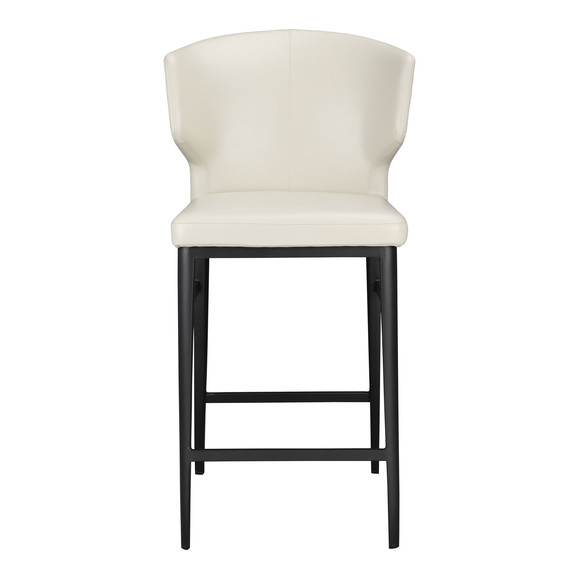 Delaney Counter Stool Beige, Counter & Bar Stool by Moe's Home, 20.5" width x 39.4" height x 21.7" depth View 1