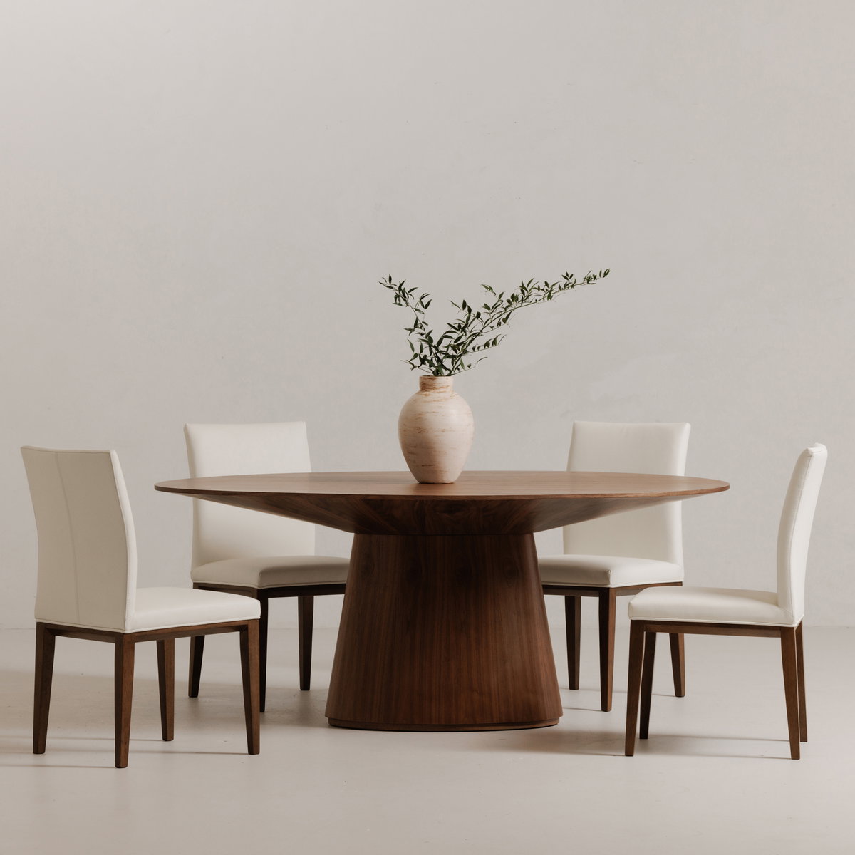 Frankie Dining Chair White - Set Of Two, by Moe's Home, 18.5" width x 36" height x 22.5" depth View 7