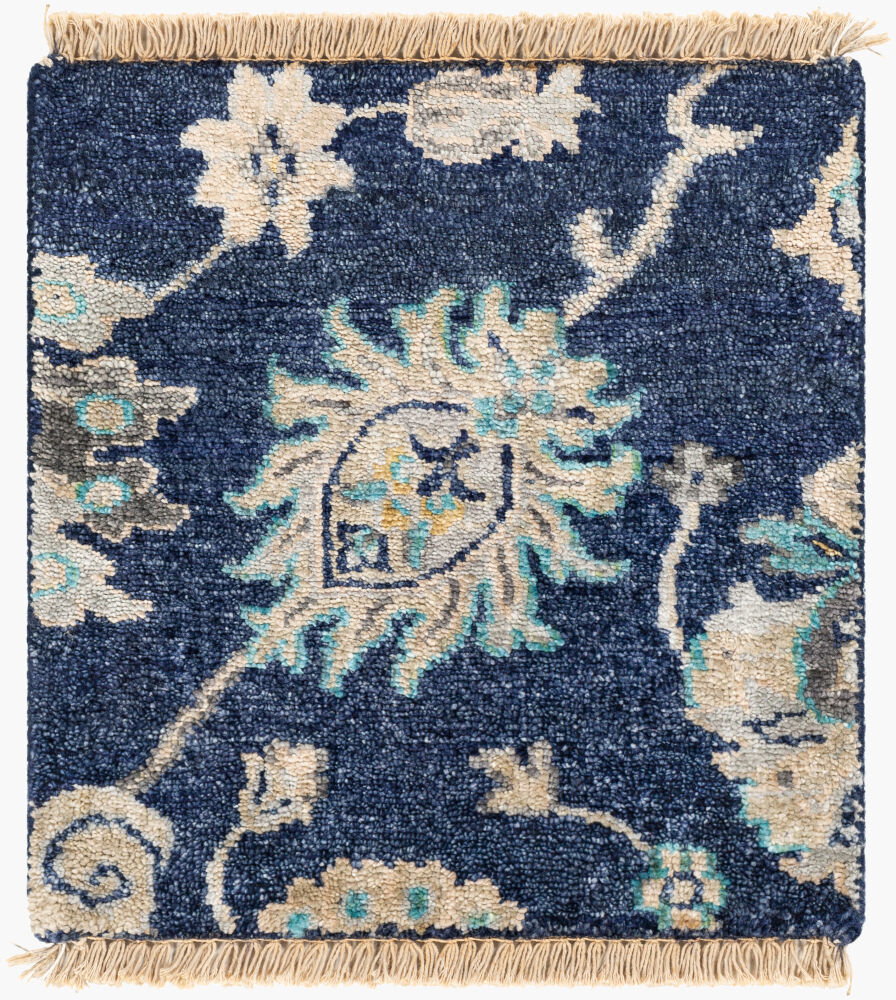 Theodora Handmade Rug, by Surya, 1'6" length x 1'6" width