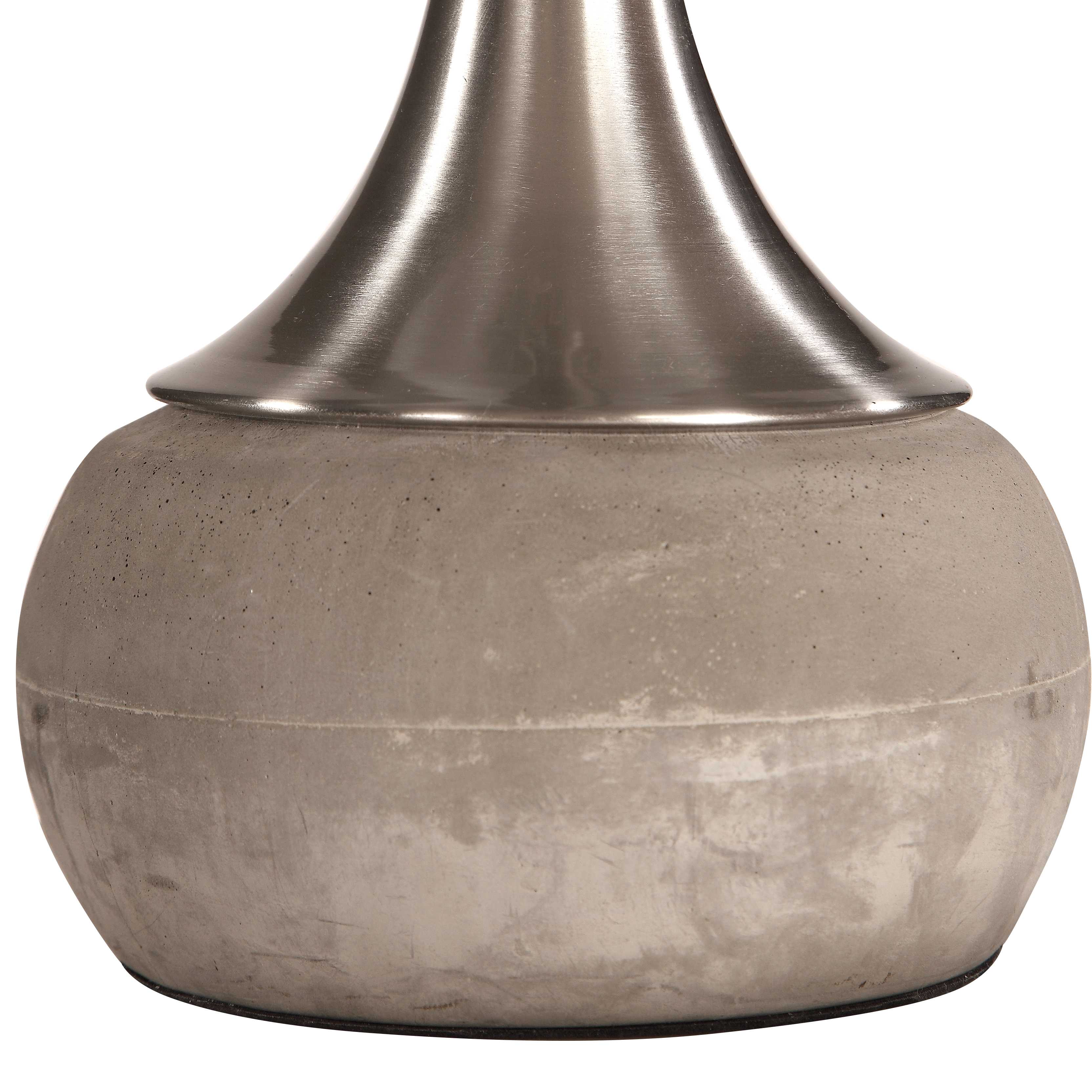 Niah Brushed Nickel Lamp large image 