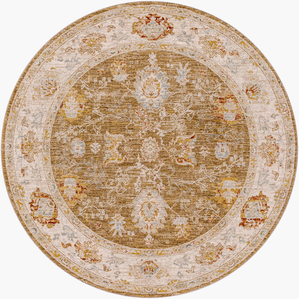 Avant Garde Machine Woven Rug, by Surya, 5'2.99" length x 5'2.99" width