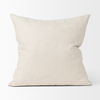 Jacklyn Cream Linen Square Decorative Pillow Cover thumbnail 6
