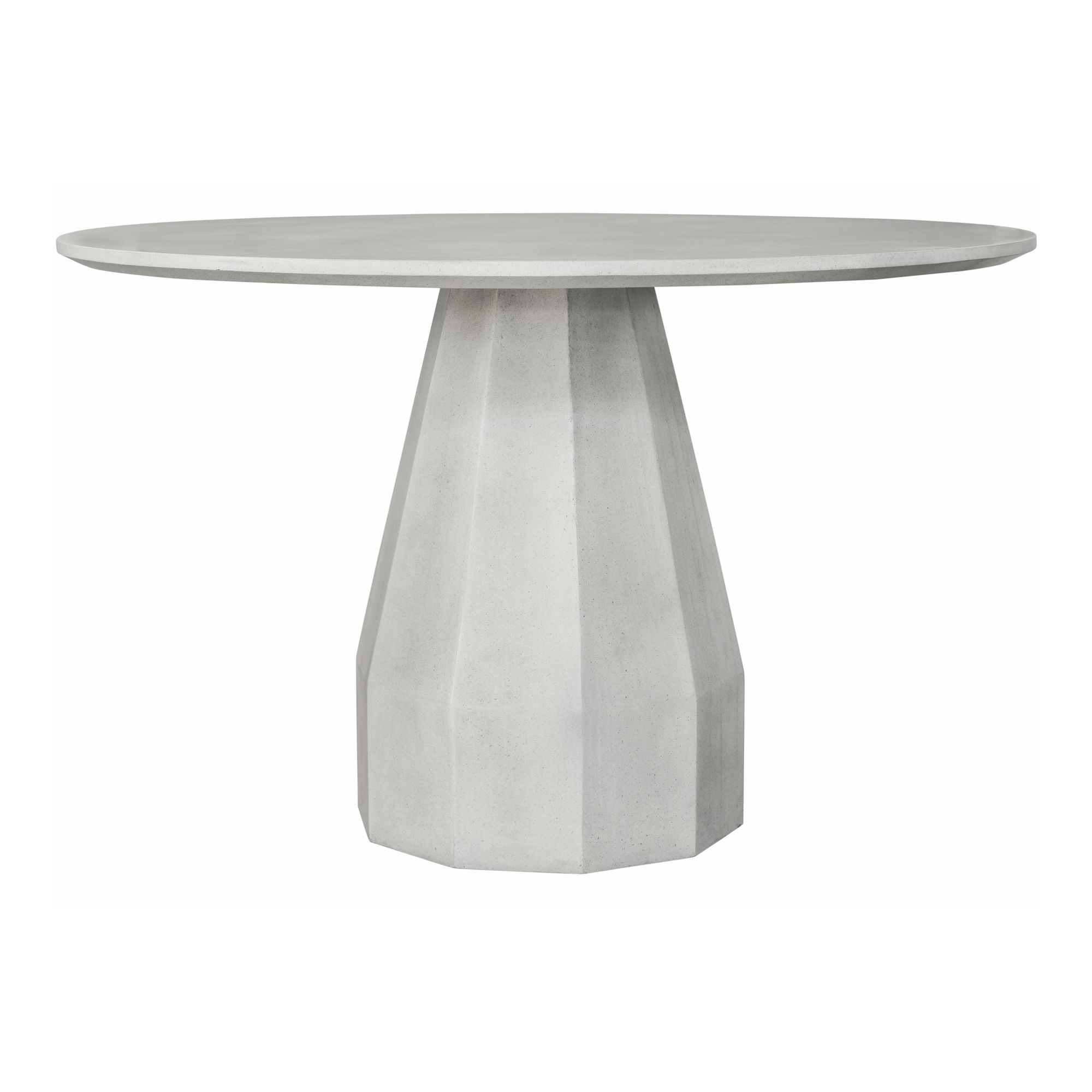 Templo Outdoor Dining Table Antique White, Outdoor Table by Moe's Home, 3'11.2" width x 2'5.9" height x 3'11.2" depth View 1