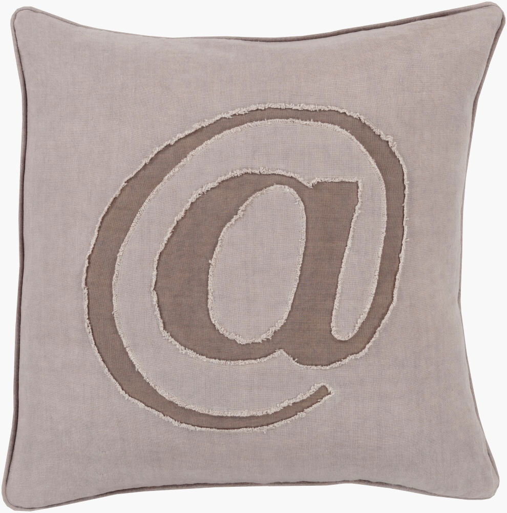 Linen Text Accent Pillow large image 