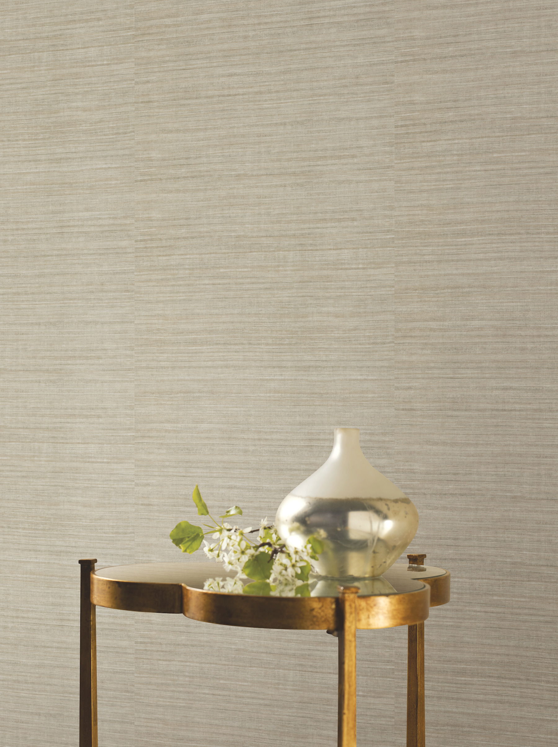 Silk Elegance Brown Wallpaper large image 
