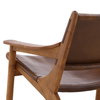 Marceline Occasional Chair Brown, Accent Chair by Dovetail, 30.5" width x 30.8" height x 32.67" depth thumbnail 6