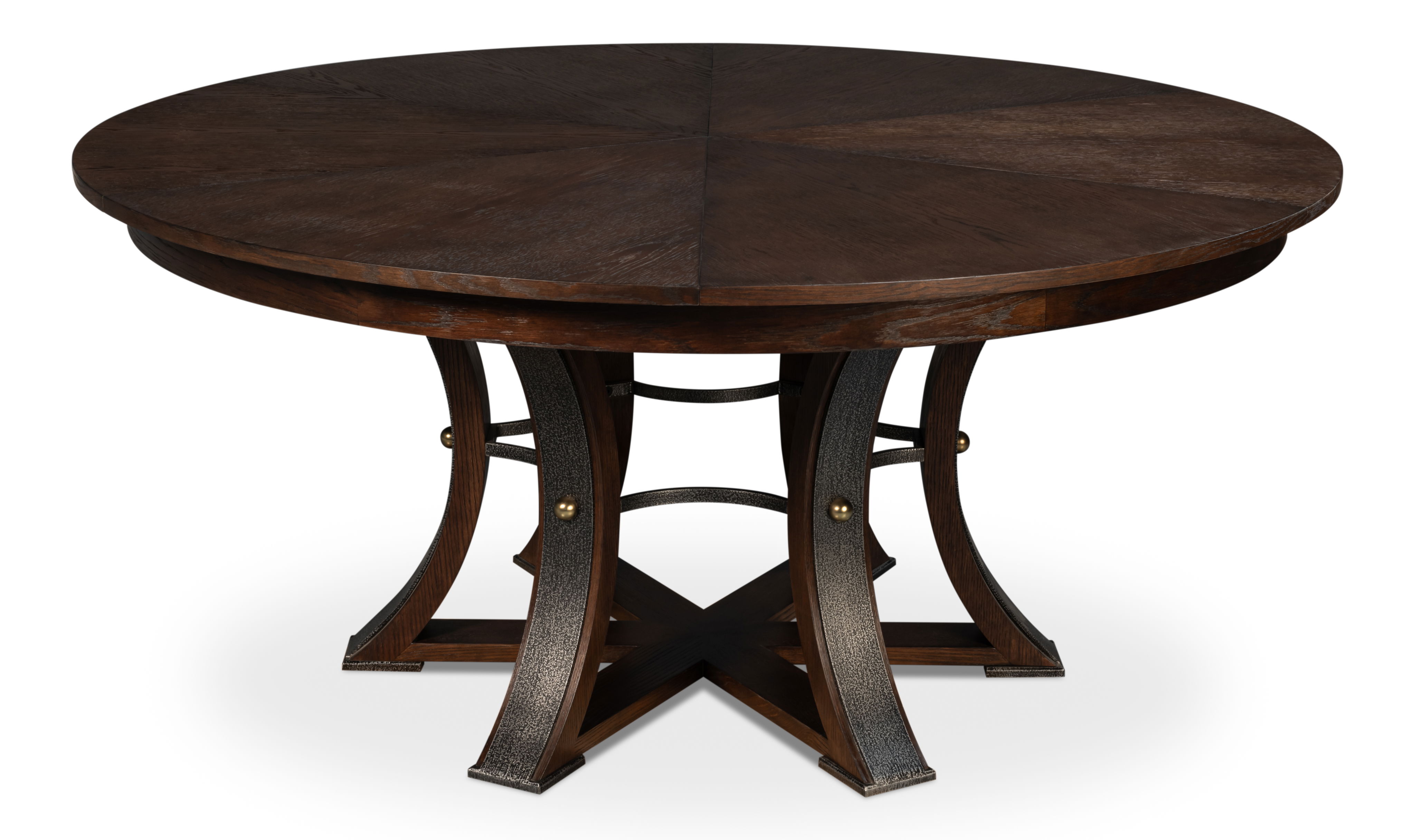 Tower Jupe Dining Table,Lrg,Burnt Brown large image 