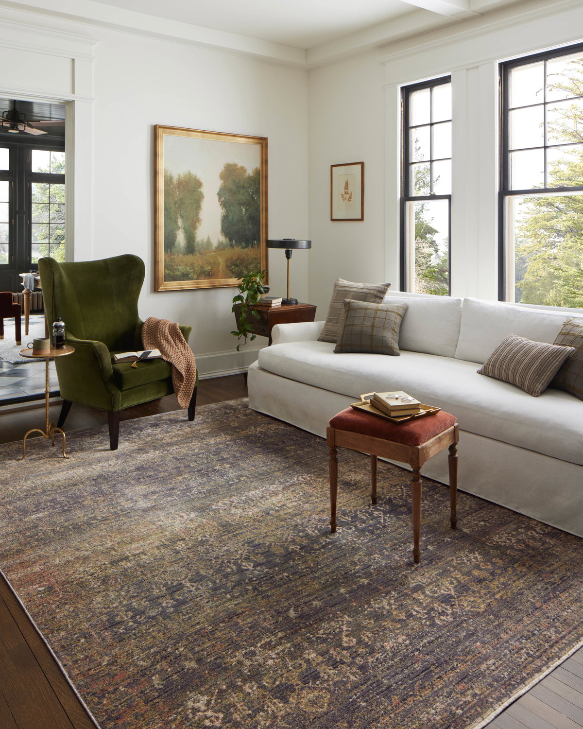 Jean Stoffer x Loloi Bradbury Rug, 5' length x 7'10" width View 3