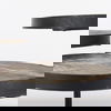 Lorenz (Set of 3) Light Brown Wood with Black Metal Base Round Decorative Display Stands thumbnail 6