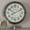 Nakul Industrial Wall Clock, by Uttermost, 29.5" width x 29.5" height x 2.5" depth thumbnail 4