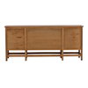 Phoebe Sideboard Dark Brown, Sideboards & Buffet by Dovetail, 78" width x 34.25" height x 18.1" depth thumbnail 4