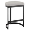 Ivanna Black Iron Counter Stool, Counter & Bar Stool by Uttermost, 18" width x 26" height x 14.5" depth thumbnail 1