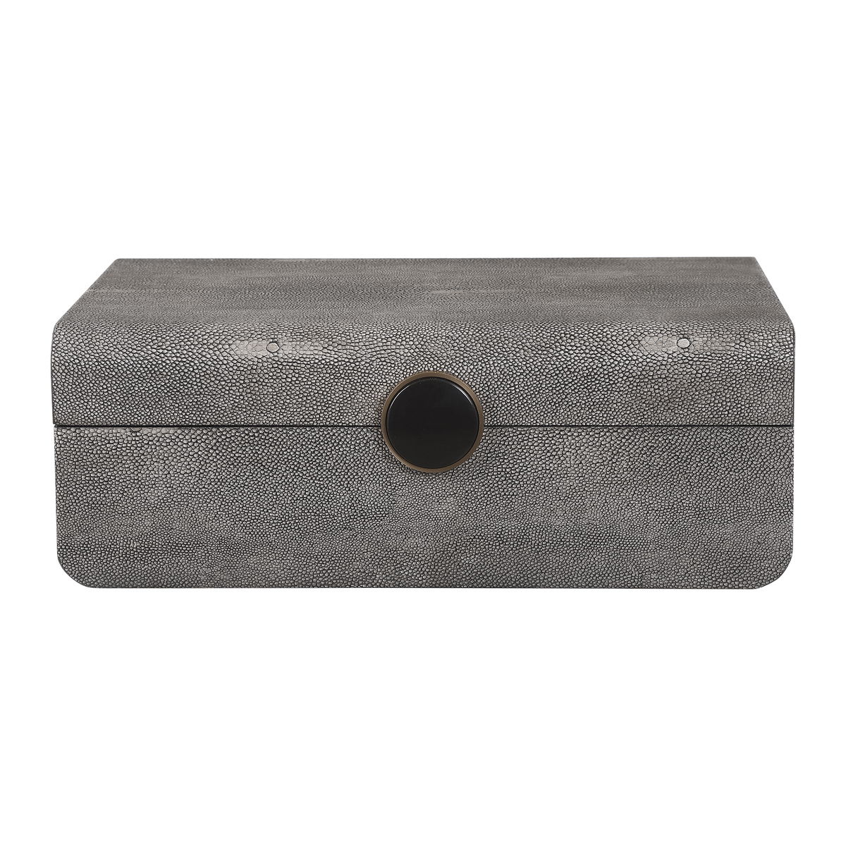 Lalique Art Deco Box, Boxe by Uttermost, 12.5" width x 4.5" height x 9" depth View 1