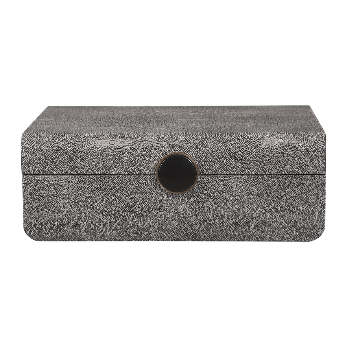 Lalique Art Deco Box, Boxe by Uttermost, 12.5" width x 4.5" height x 9" depth View 1