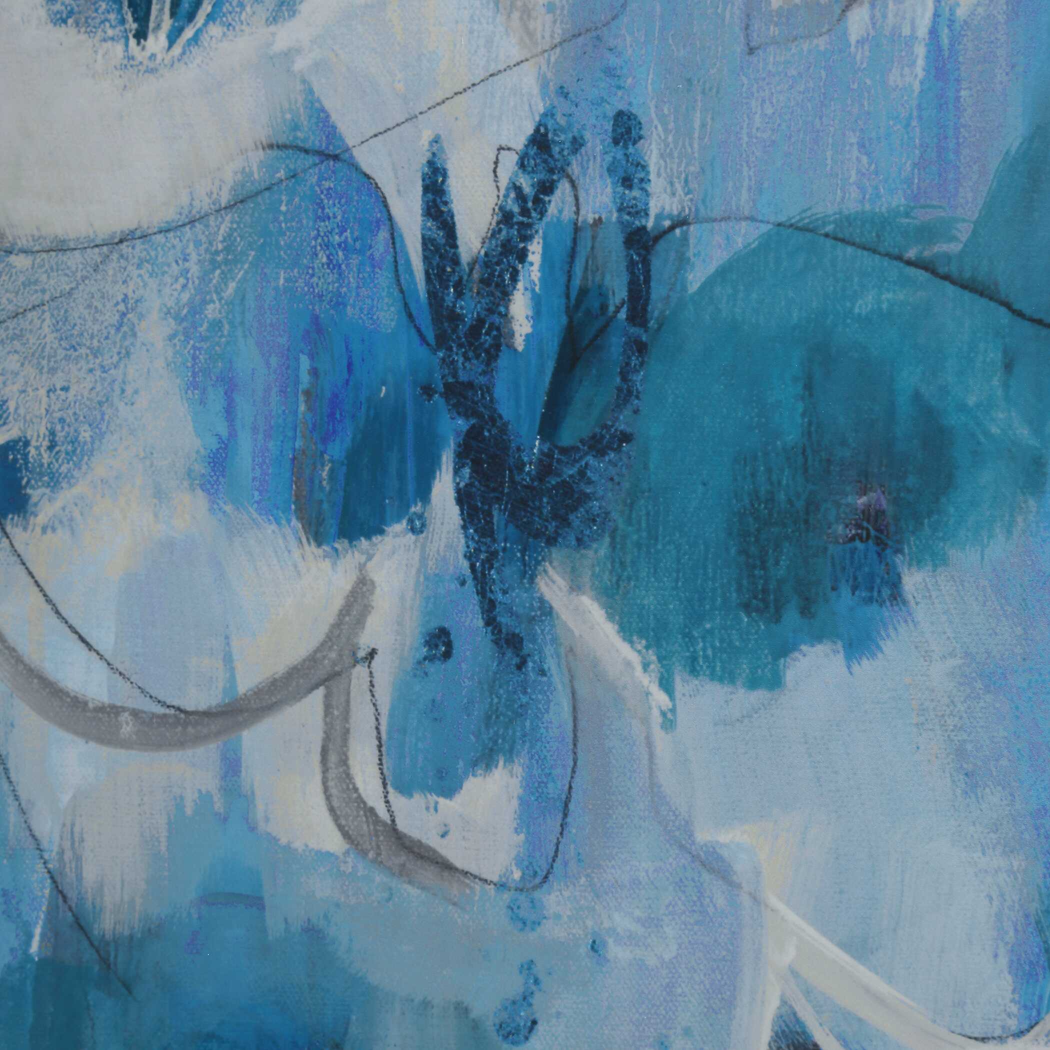 Fresh Start Blue Abstract Prints Set/6 large image 