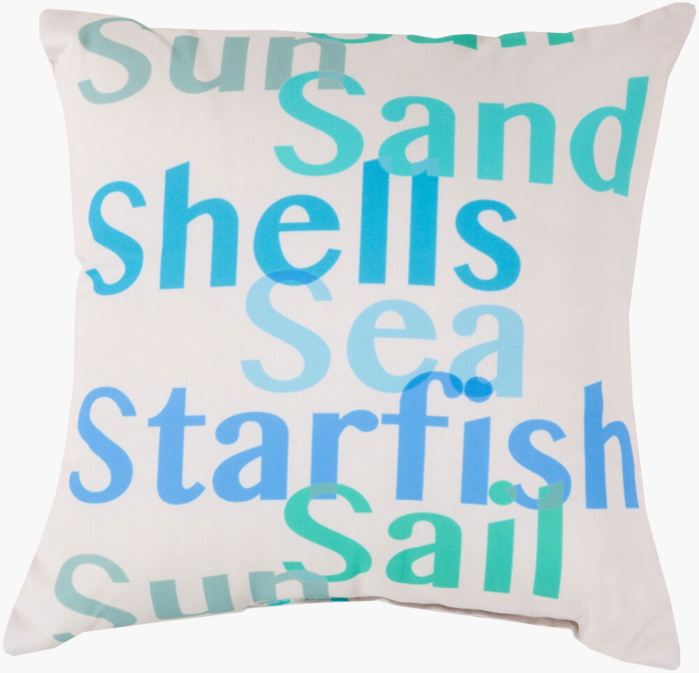 Rain Accent Pillow, Decorative Pillow by Surya, 18" length x 18" width