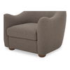 Bria Accent Chair Brown, by Moe's Home, 34.6" width x 29.6" height x 33.5" depth thumbnail 5