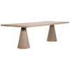 Zaya Dining Table, by Dovetail, 108" width x 30" height x 42" depth thumbnail 3