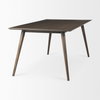 Nicholas 72'L x 39'W Dining Table | Modern | Brown Wood & Metal/Wood | Seats 6, by Mercana, 72" length x 39" width x 30" height thumbnail 6