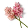 Bouquet Of Cymbidium Orchids Pink And Peach Tones Real Touch 36 Pcs/2Varieties, Artificial Plants & Flower by Eichholtz USA, 27.56" width x 19.5" height x 27.56" depth thumbnail 6
