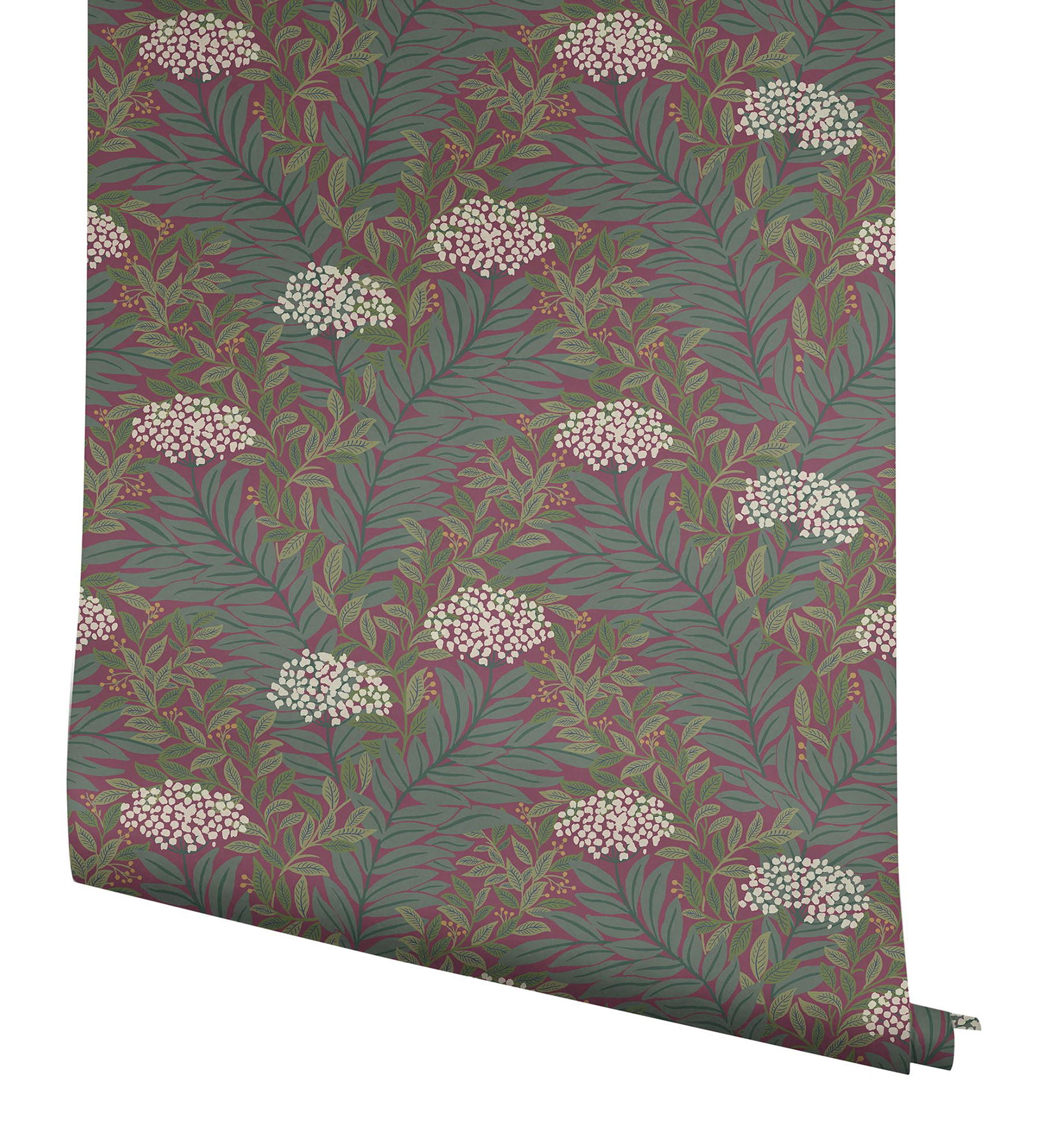 Highgrove Burgundy Wallpaper large image 