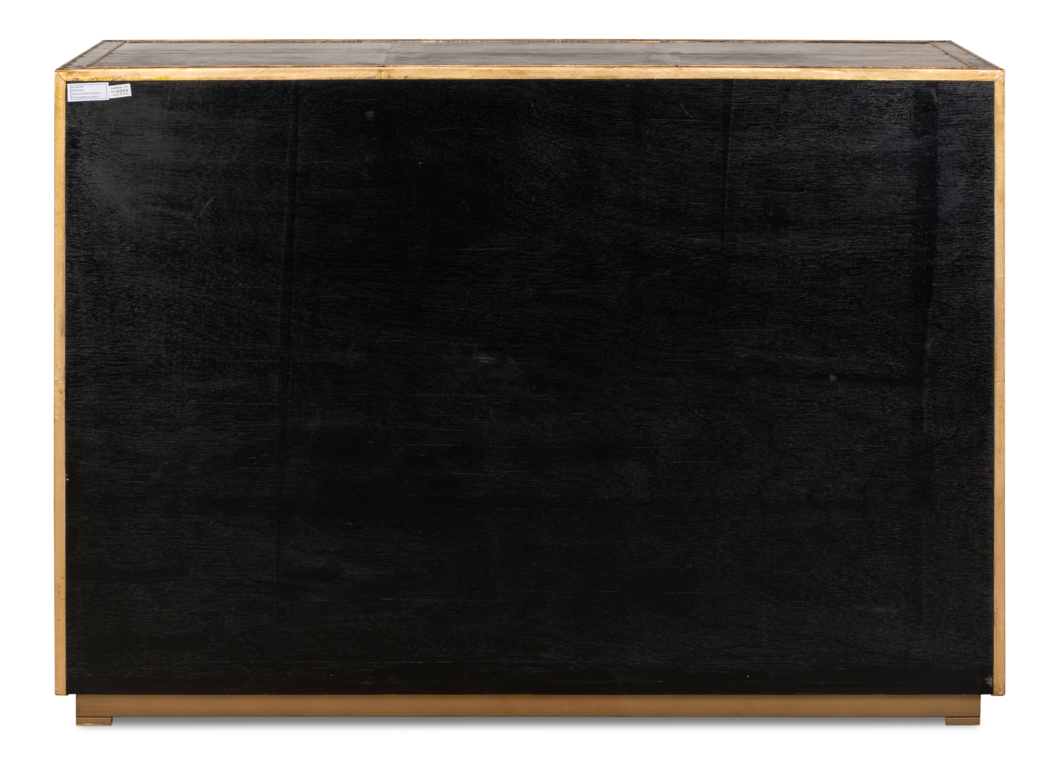 Bel Aire Buffet, Cabinets & Sideboard by Sarreid, 53" length x 21" width x 37" height View 3