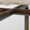 Pinera III 49L x 17W White Marble Top Gold-Toned Iron Base Console Table thumbnail 6
